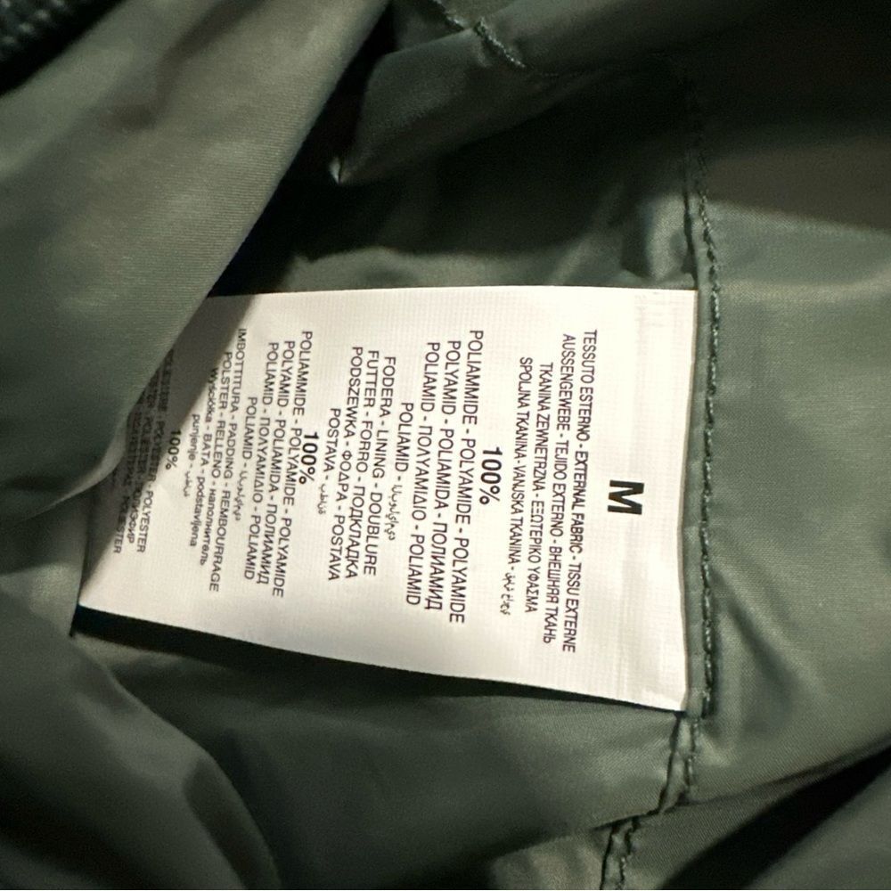 Norway 1963 Men's Black / army gree reversible puffer Jacket Hood Sz M - Picture 6 of 16